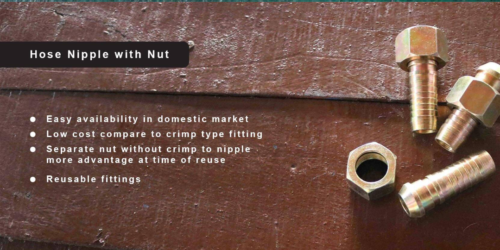 Hydraulic Nipple And Nut